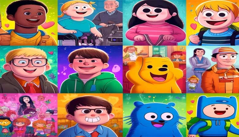 down syndrome cartoon characters