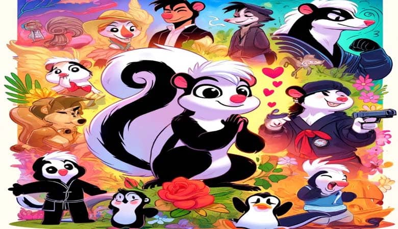 Skunk Cartoon Characters