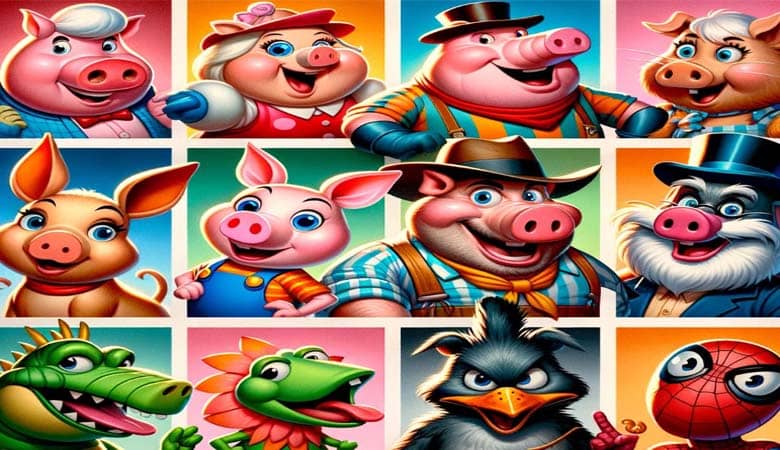 Hog Cartoon Character