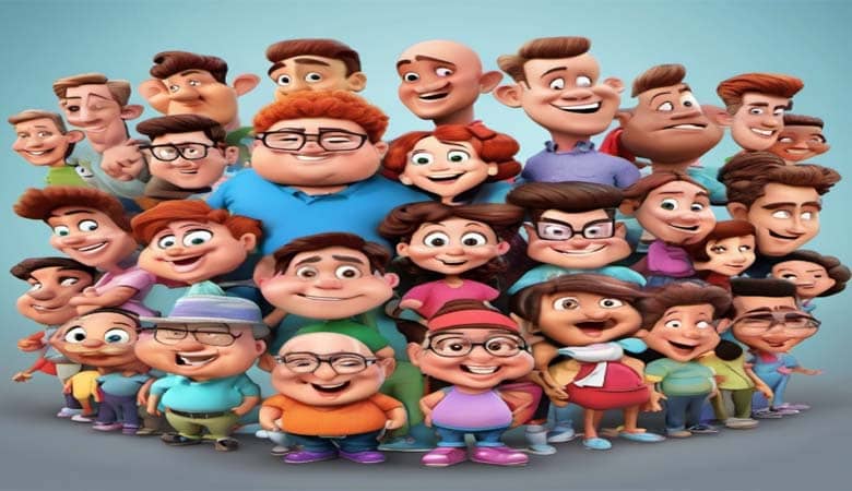 Big Head Cartoon Characters