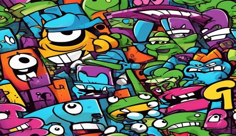Graffiti Cartoon Characters
