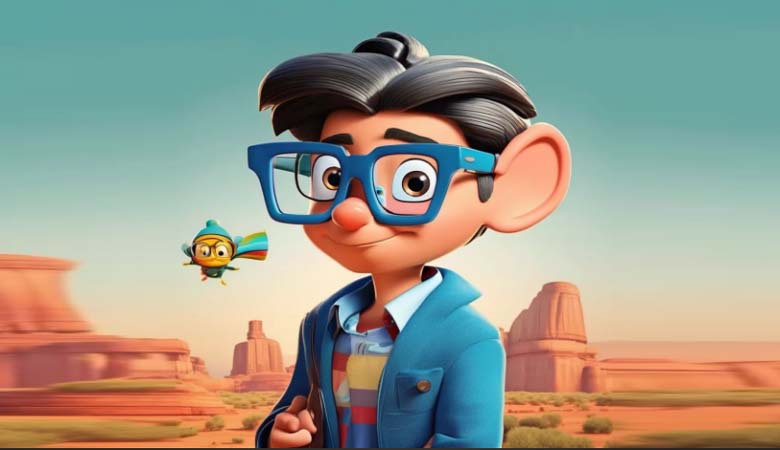 Cartoon Characters with Glasses